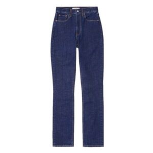 Abercrombie & Fitch Ultra High Rise 90s Slim Straight Jean in Super Dark (31)